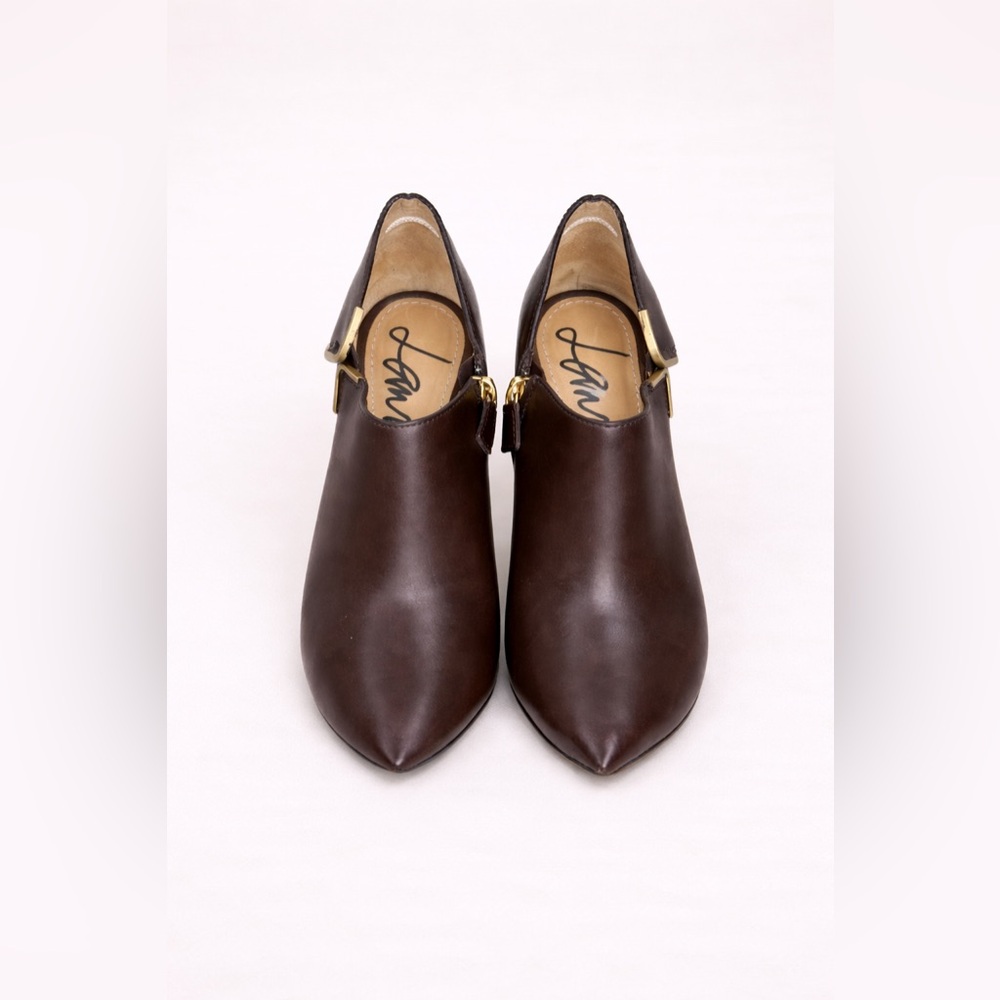 Lanvin Dark Brown Ankle Booties